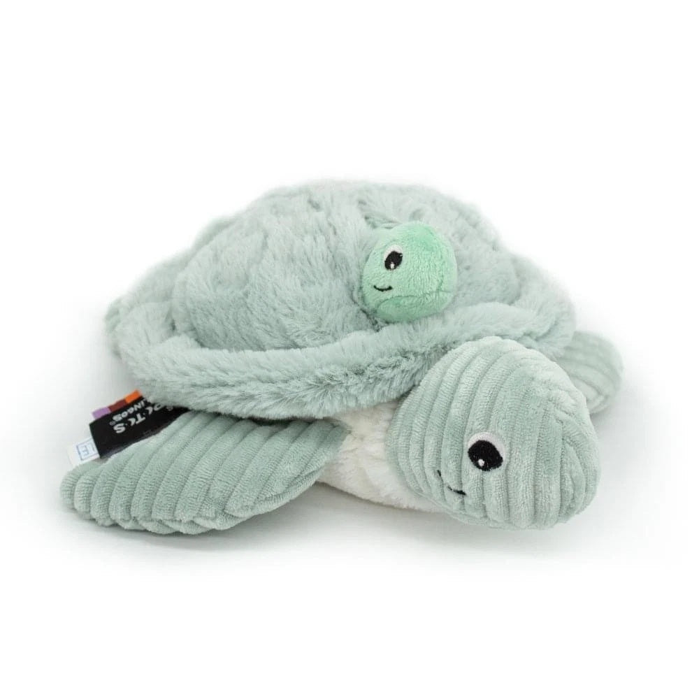 Les Deglingos Ptipotos Turtle Mama with Baby Toys - Infant Tri Action Toys Mint