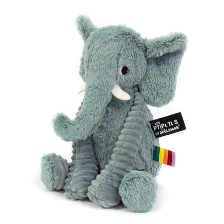 Les Deglingos Ptipotos Dimoitou the Elephant Stuffed Animals Tri Action Toys