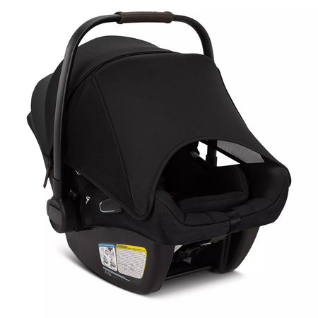 Nuna PIPA Aire RX Infant Car Seat + RELX Base Caviar