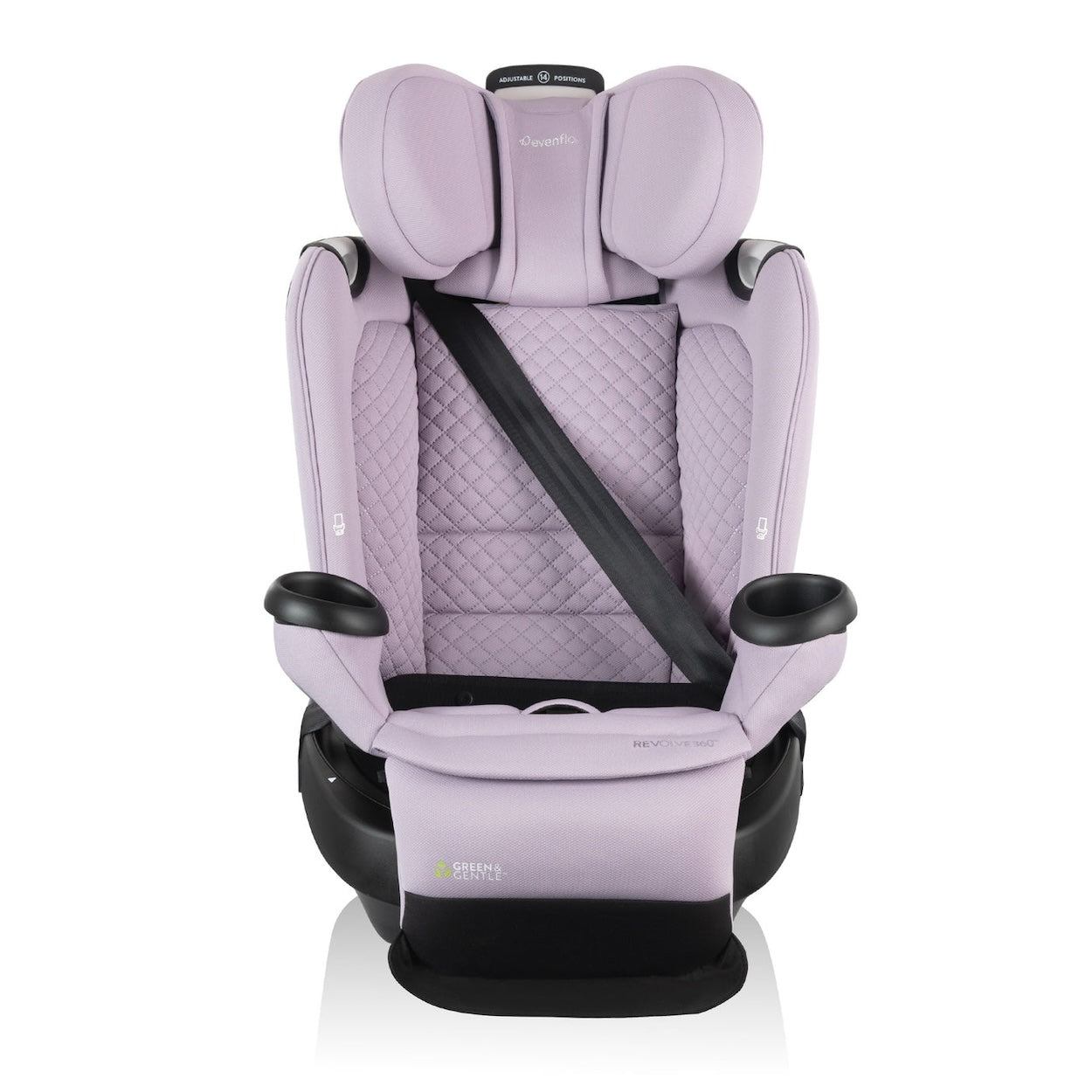 evenflo revolve 360 adjust recline Evenflo Revolve360 Extend All-in-One - Green & Gentle Fabric / SensorSafe