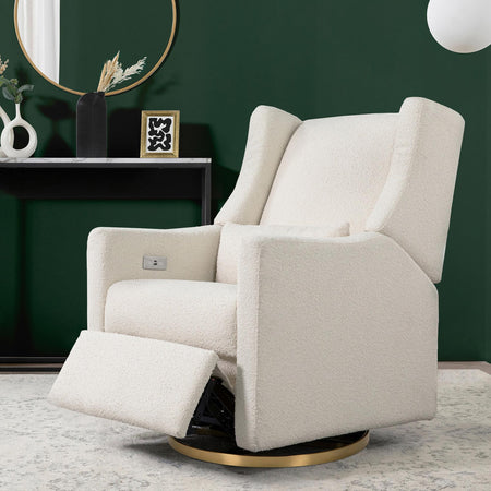 Kiwi Electronic Recliner and Swivel Glider with USB port Recliners Babyletto