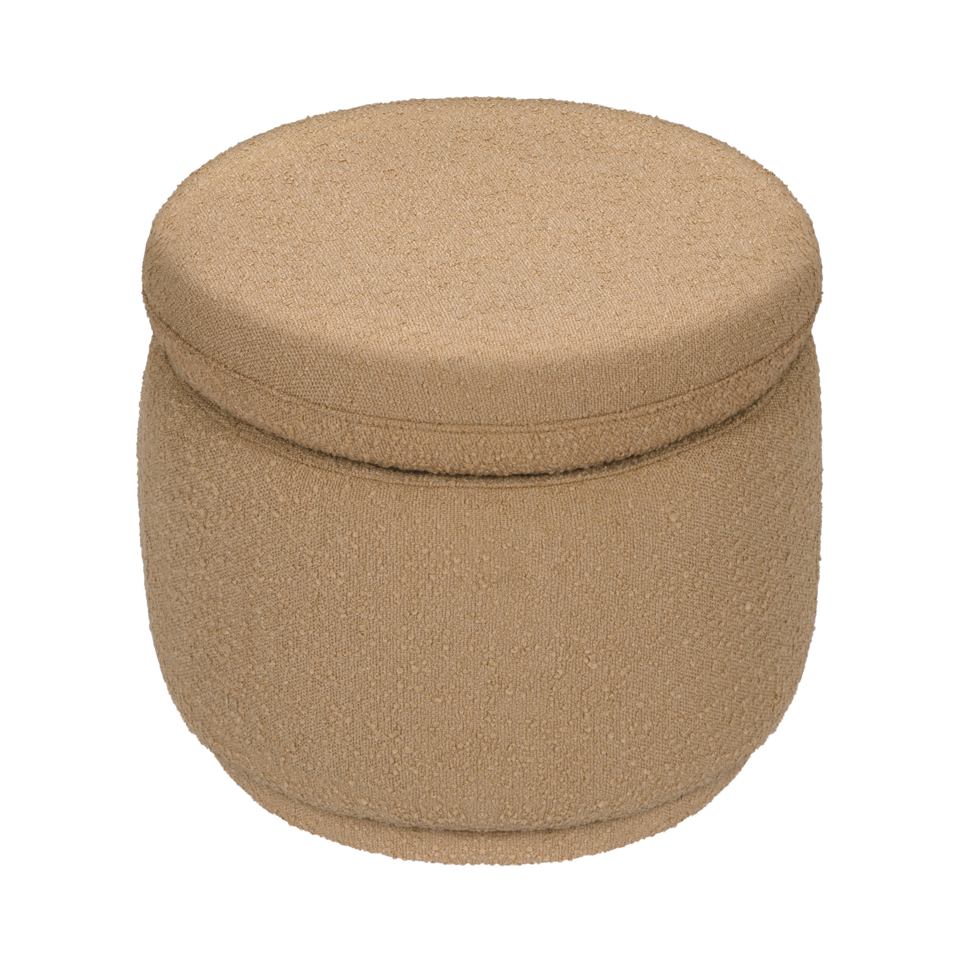 Enoki Storage Ottoman in Boucle Ottomans Babyletto