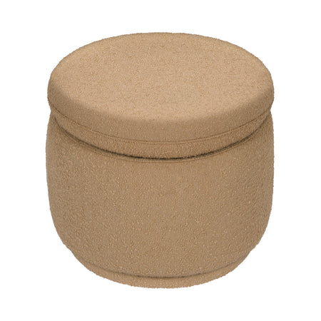 Enoki Storage Ottoman in Boucle Ottomans Babyletto