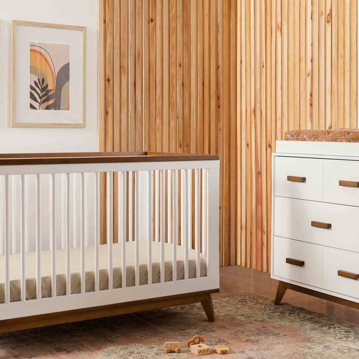 Scoot 3-in-1 Convertible Crib with Toddler Bed Conversion Kit Convertible Cribs Babyletto