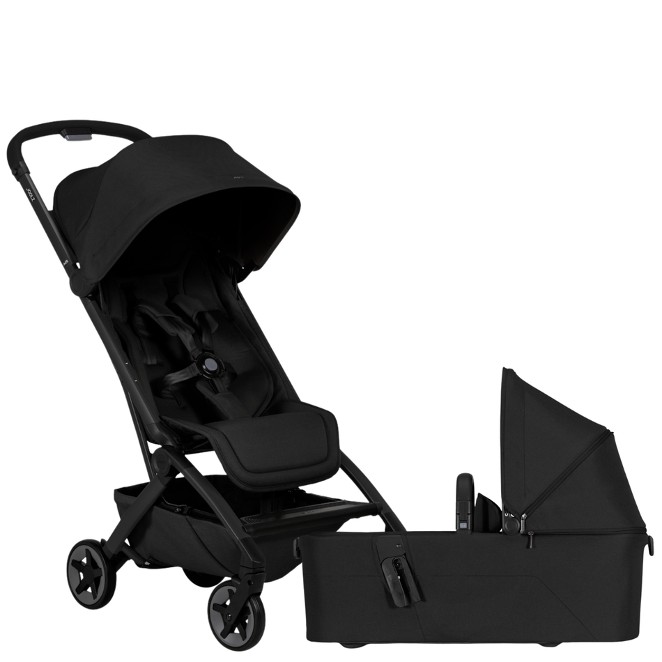 Aer² Lightweight Stroller with Cot Strollers - Single joolz Space Black