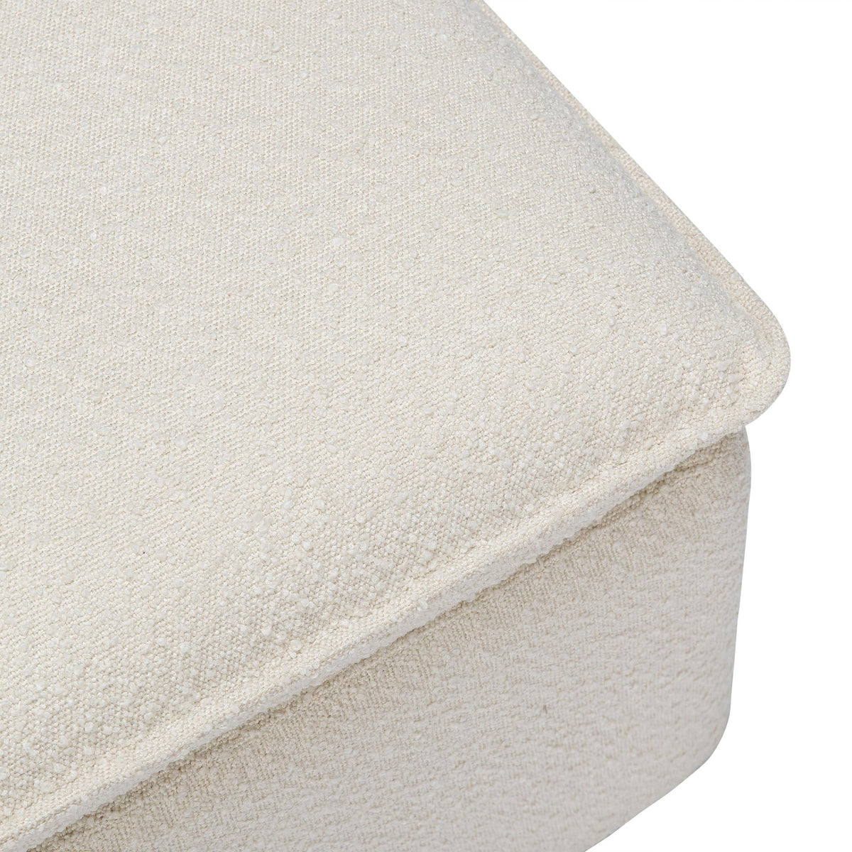 Cali Storage Ottoman in Boucle Ottomans Babyletto