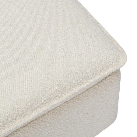 Cali Storage Ottoman in Boucle Ottomans Babyletto