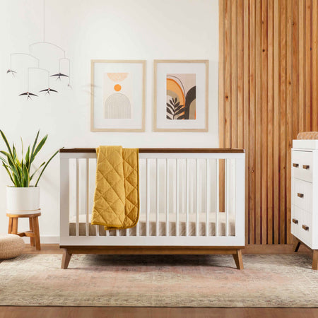 Scoot 3-in-1 Convertible Crib with Toddler Bed Conversion Kit Convertible Cribs Babyletto