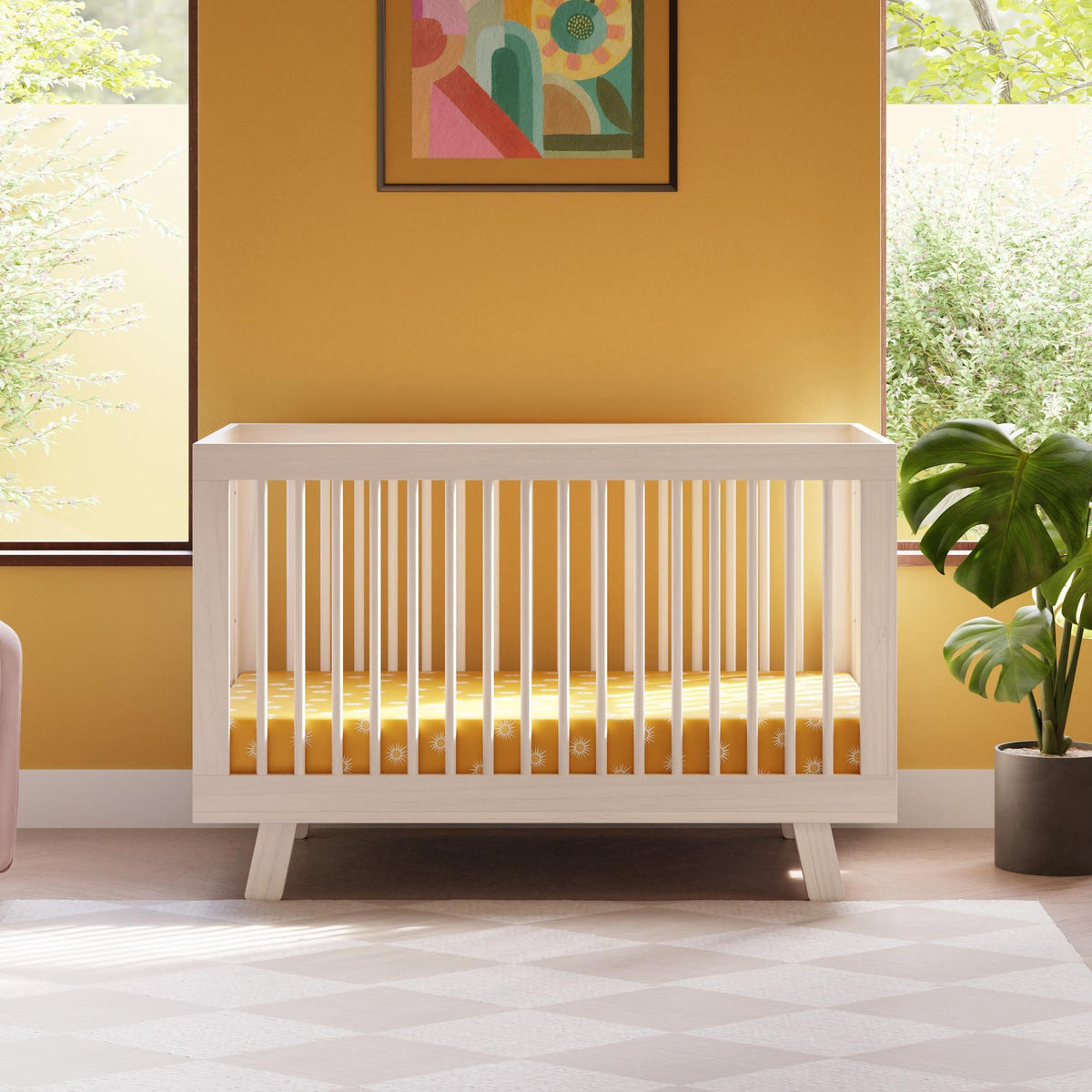Hudson 3-in-1 Convertible Crib with Toddler Bed Conversion Kit Convertible Cribs Babyletto