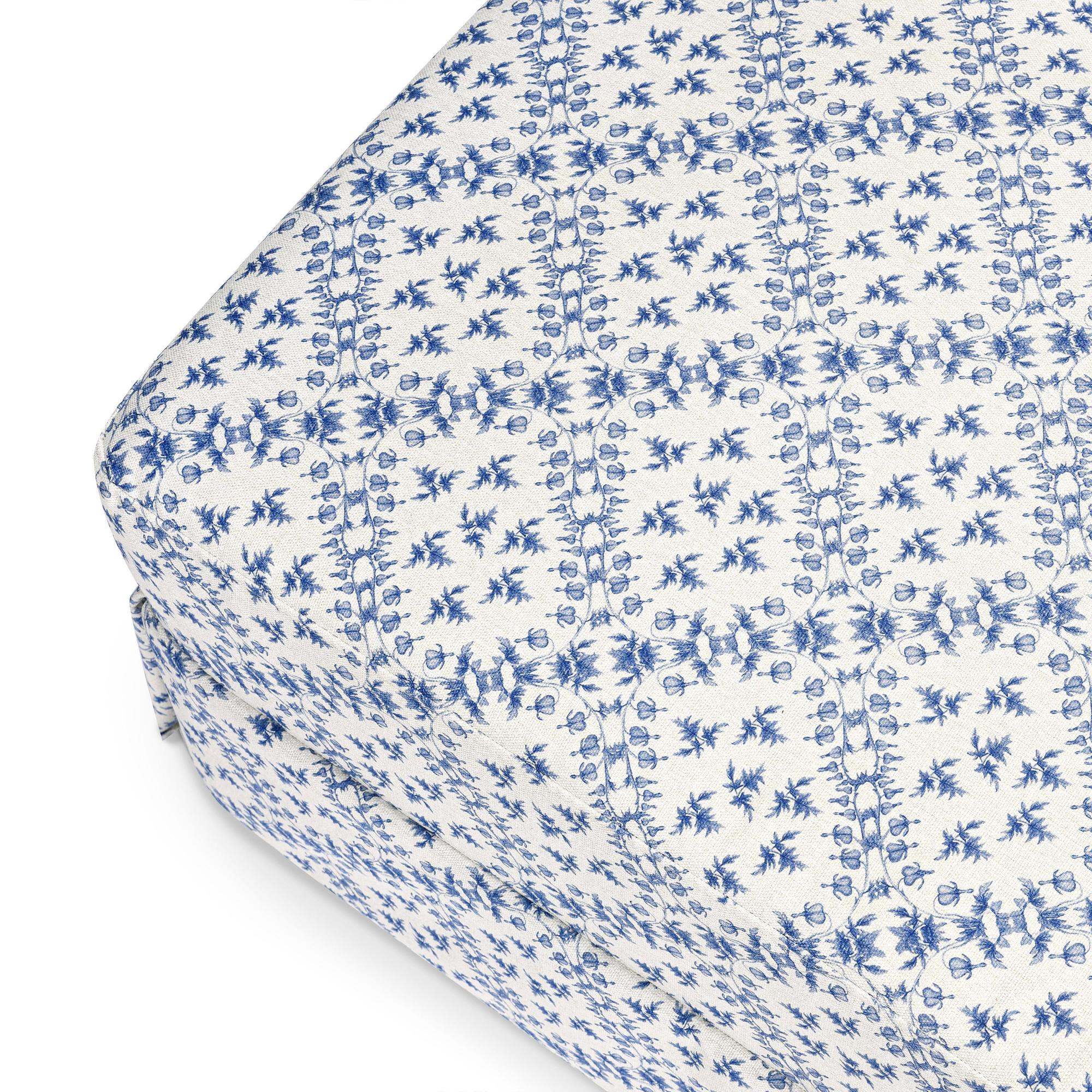 Sarah Flint x Namesake Crawford Gliding Ottoman in Eco-Performance Fabric | Water Repellent & Stain Resistant Ottomans Namesake