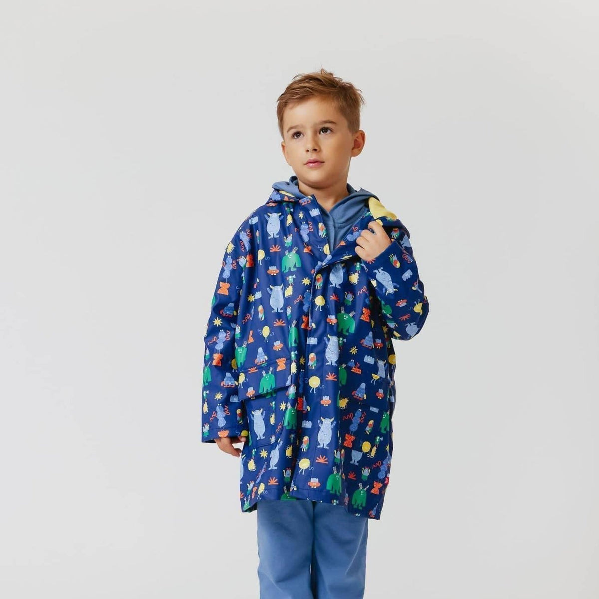 Magnetic Raincoat in Kooky Monsters Jackets Magnetic Me