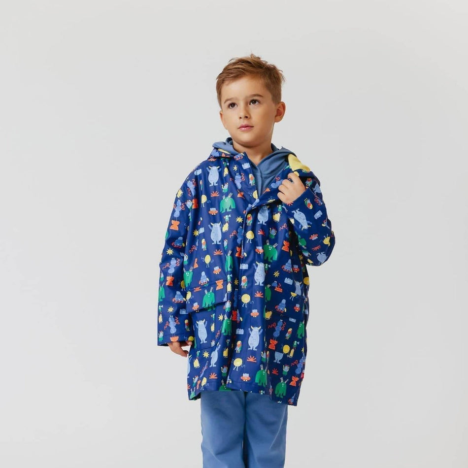 Magnetic Raincoat in Kooky Monsters
