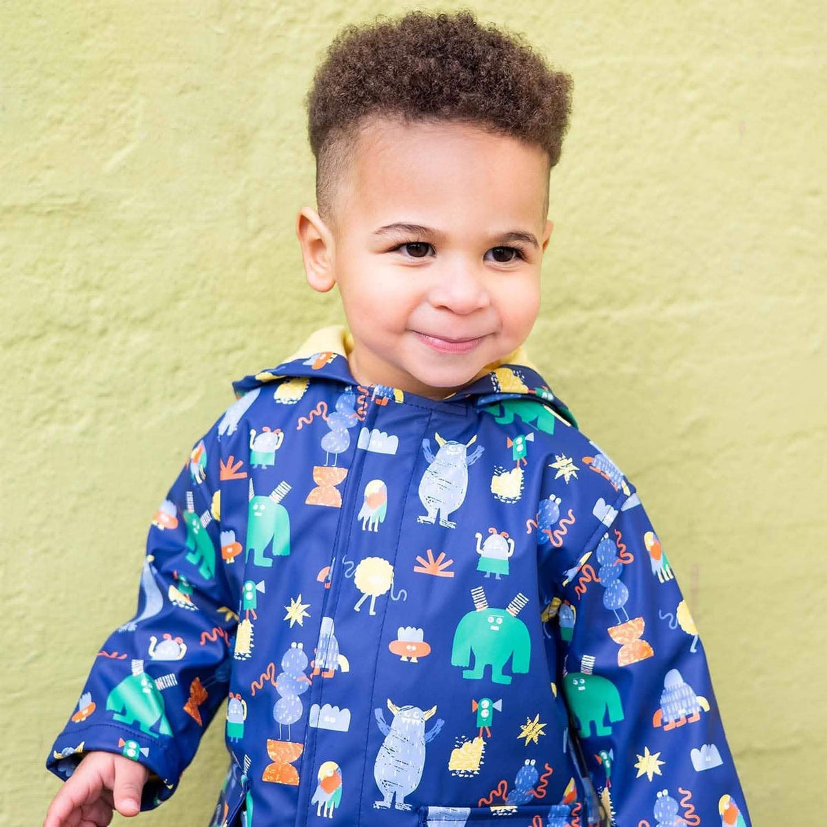 Magnetic Raincoat in Kooky Monsters Jackets Magnetic Me