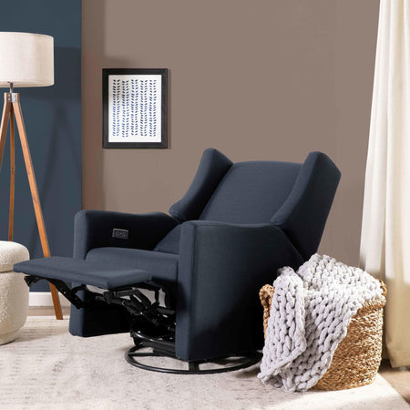 Kiwi Electronic Recliner and Swivel Glider with USB port Recliners Babyletto