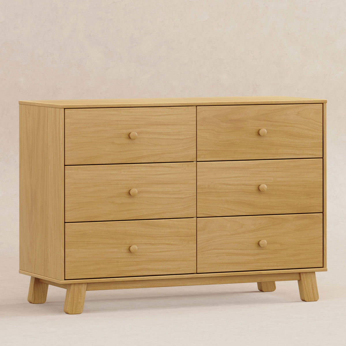 Hudson Modern 6-Drawer Double Dresser Dressers Babyletto
