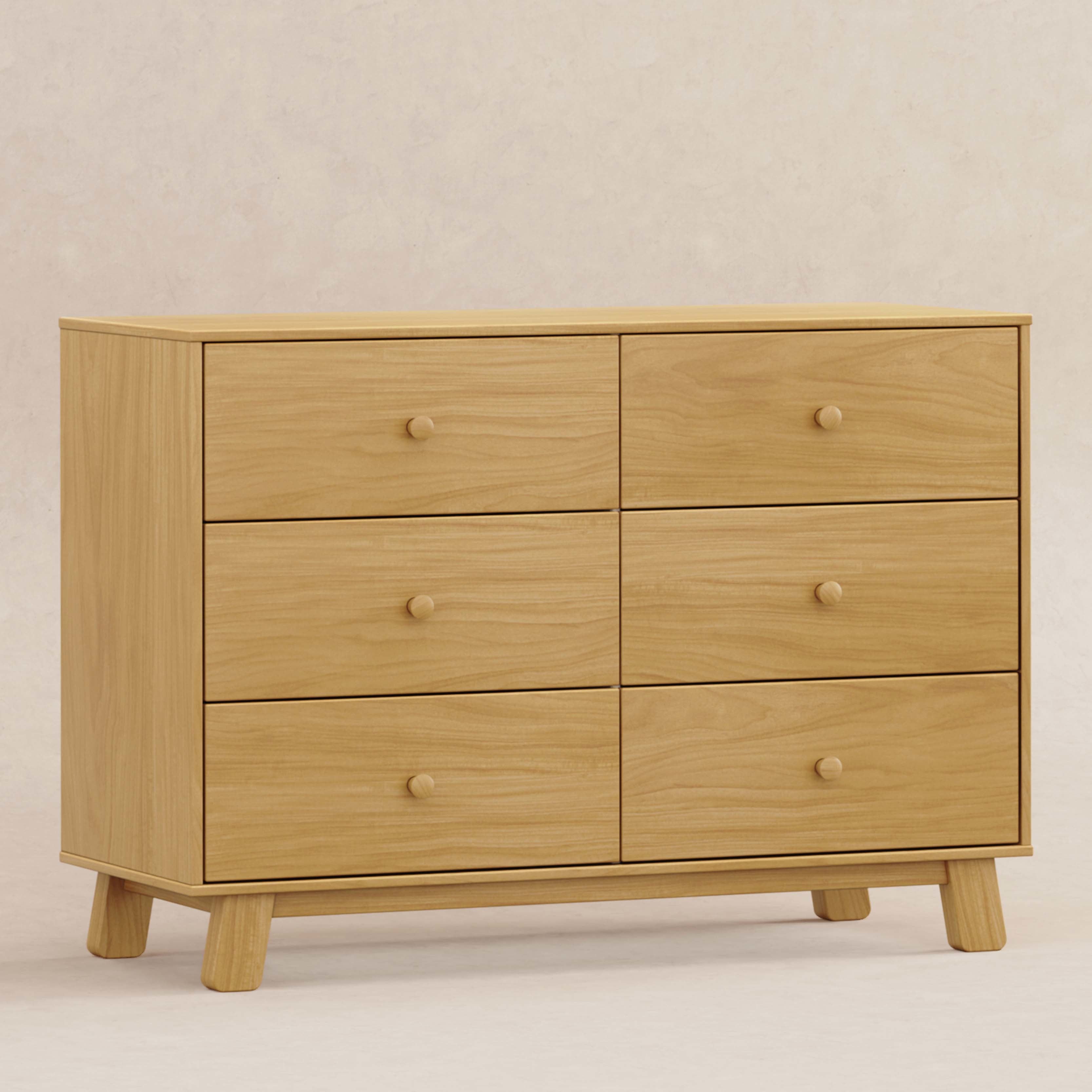 Hudson Modern 6-Drawer Double Dresser Dressers Babyletto