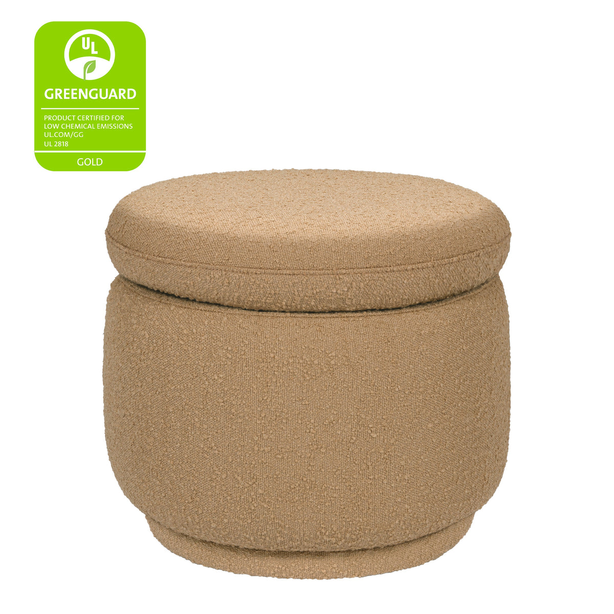 Enoki Storage Ottoman in Boucle Ottomans Babyletto