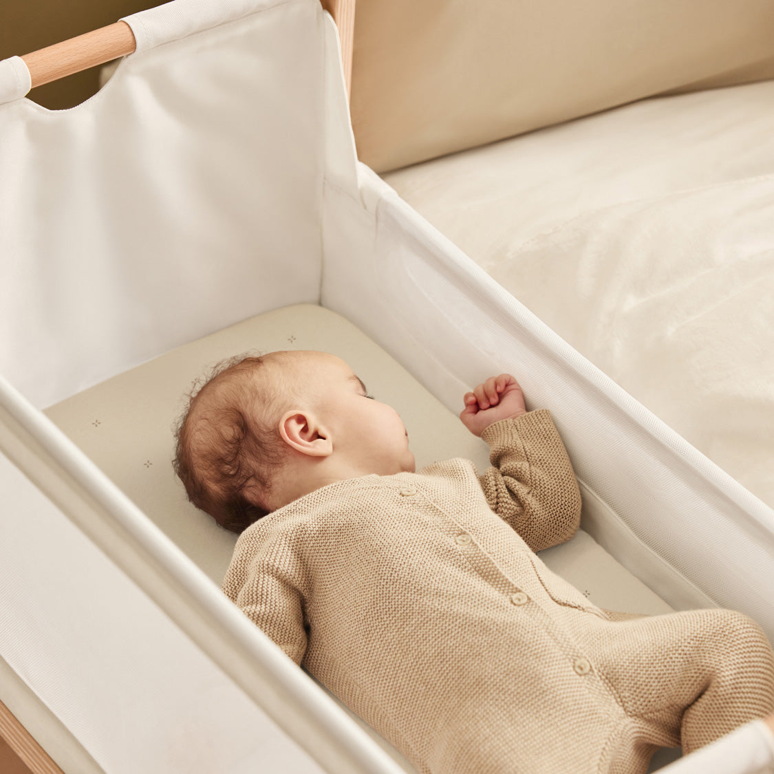 Bassinet 2 Pack Fitted Sheets - Cashmere Cross Fitted Sheets Snuz