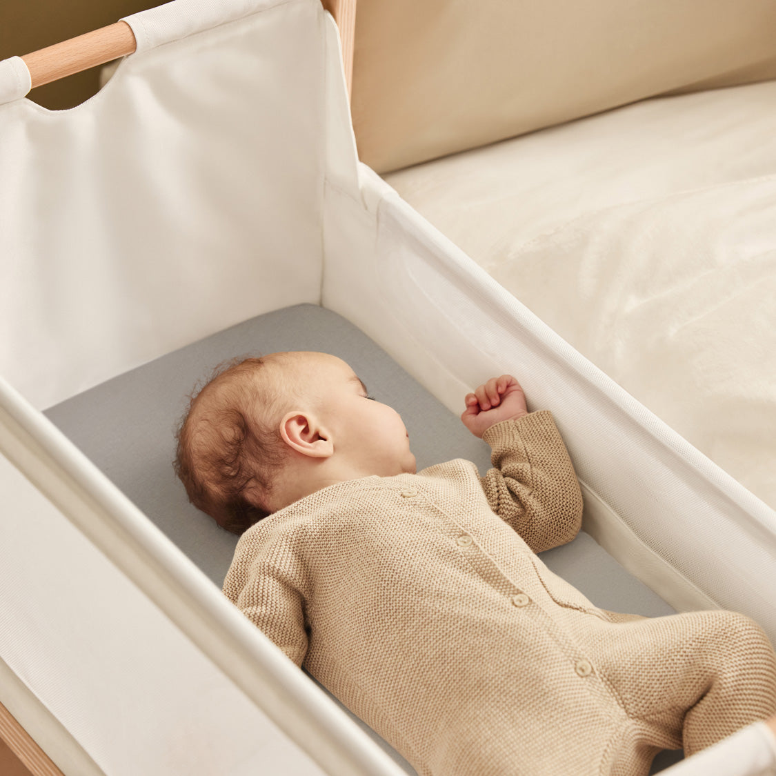 Bassinet 2 Pack Fitted Sheets - Gray Fitted Sheets Snuz
