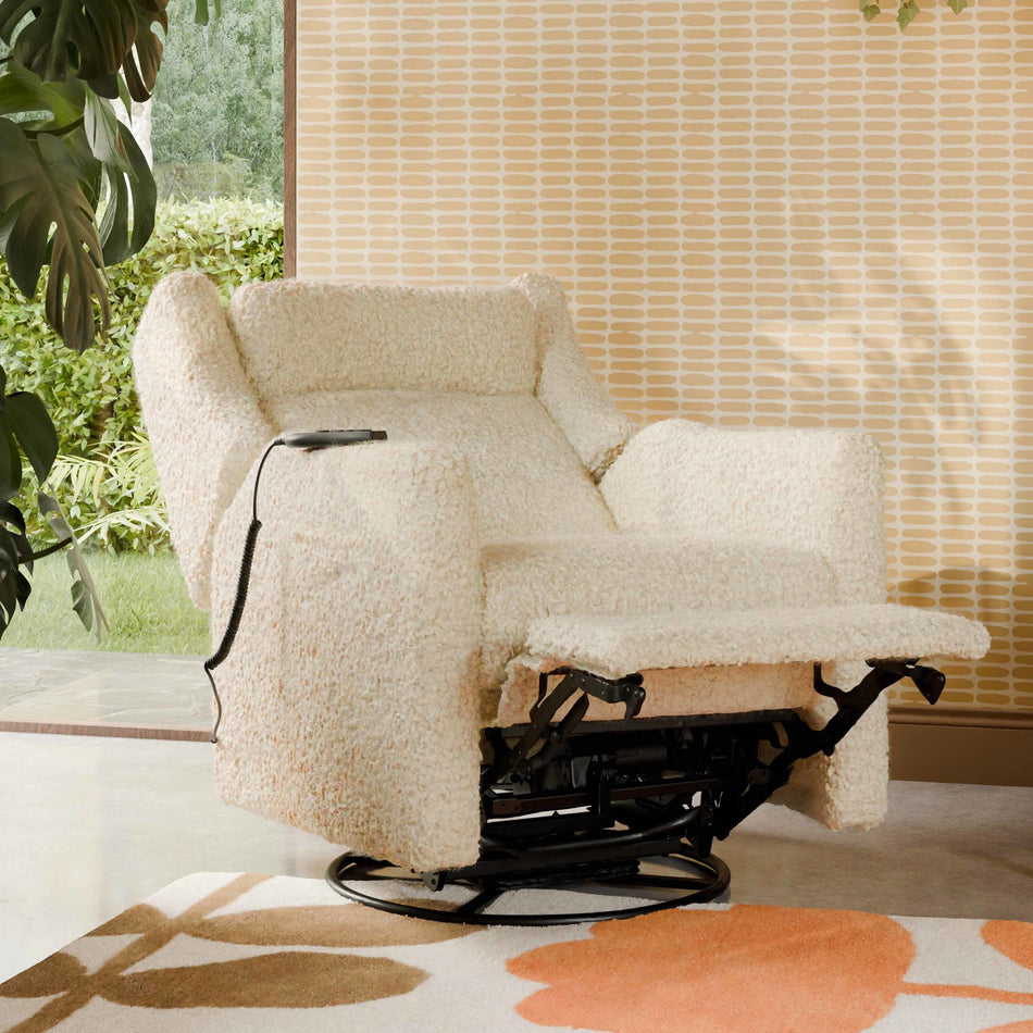Kiwi Deluxe Power Recliner & Swivel Glider with Heat and Massage