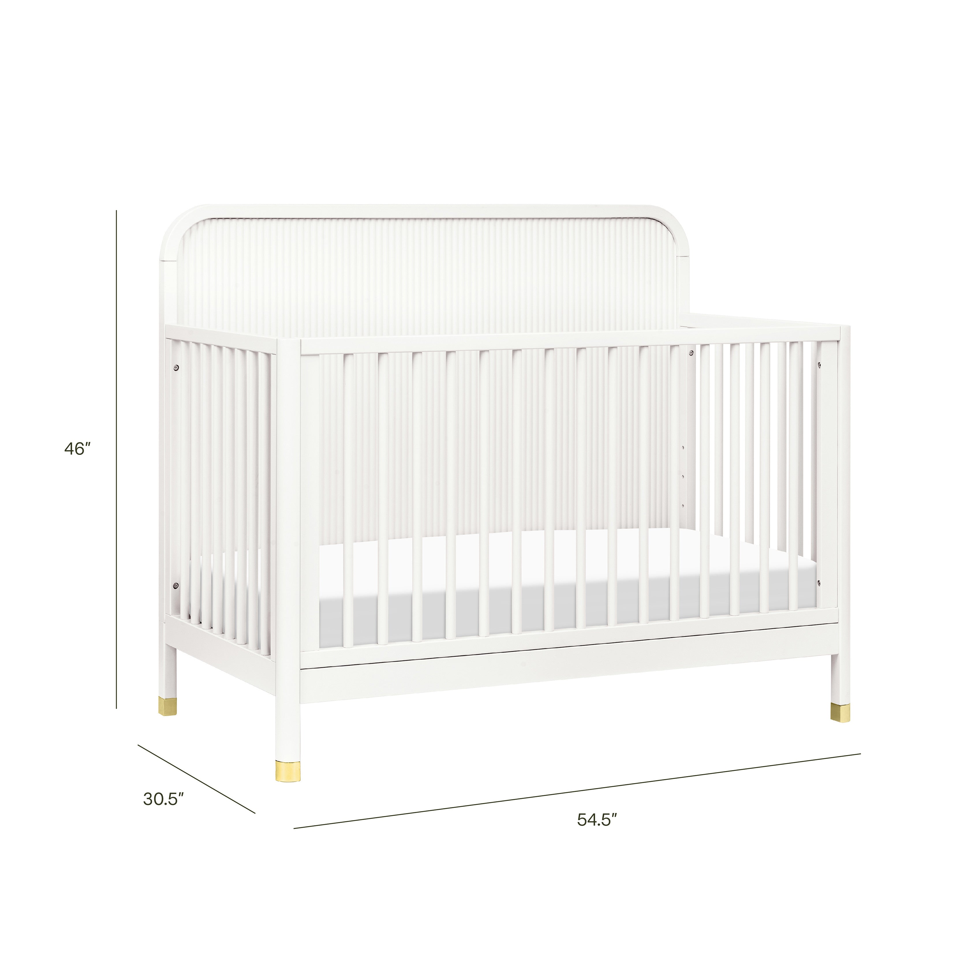 Brimsley Tambour 4-in-1 Convertible Crib Cribs Namesake