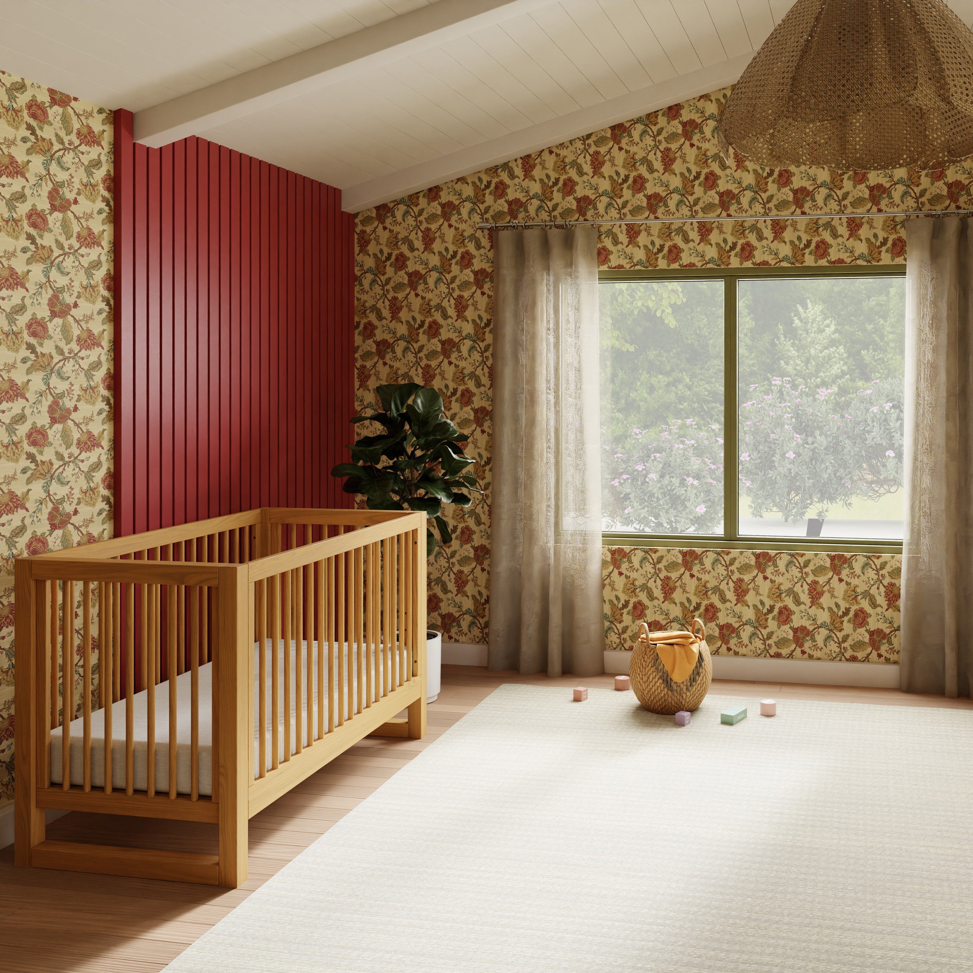 Nantucket 3-in-1 Convertible Crib with Toddler Bed Conversion Kit Cribs Namesake