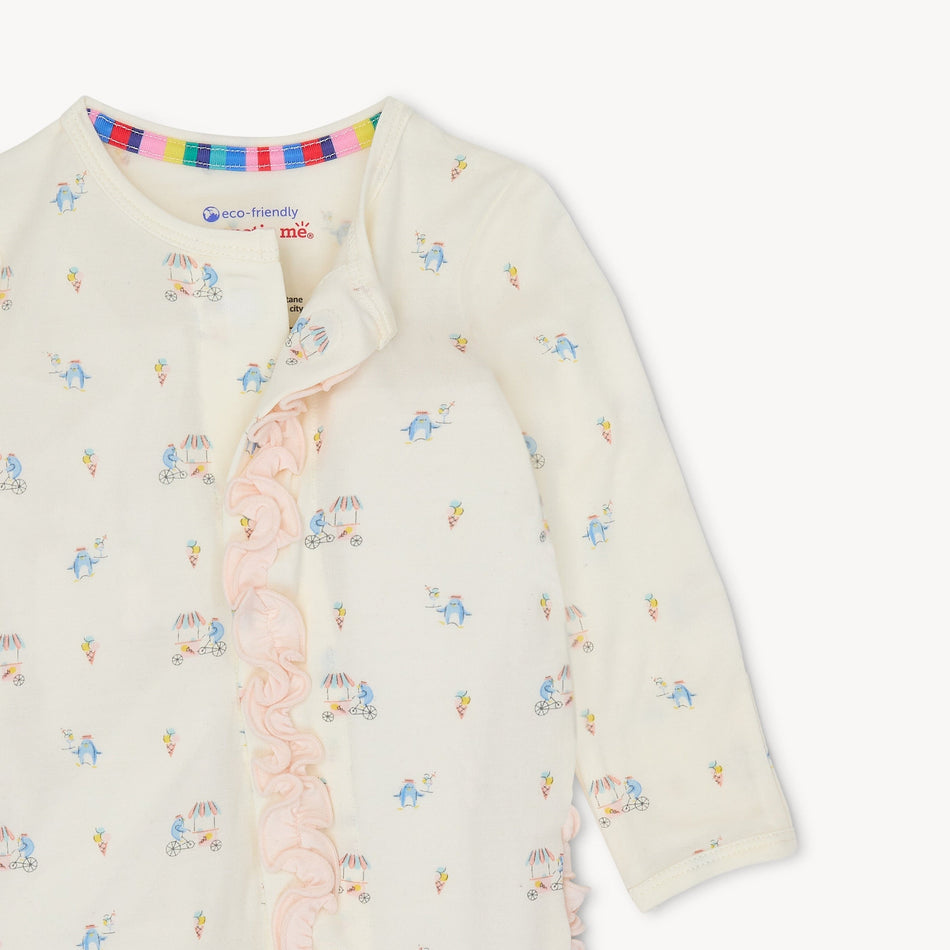 Penguin Pints magnetic ruffle modal footie