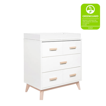 Scoot 3-Drawer Changer Dresser with Removable Changing Tray Dressers Babyletto