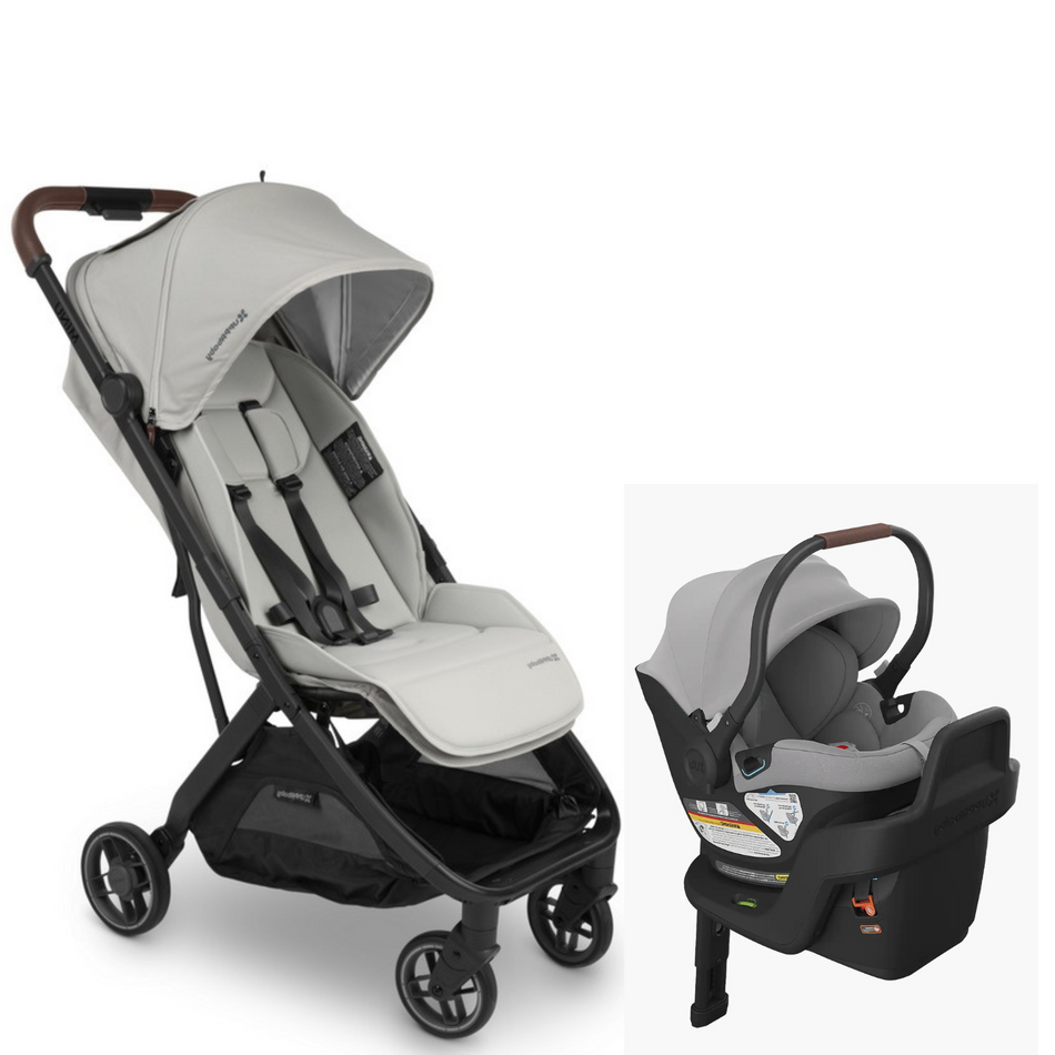 Minu V3 + ARIA Infant Car Seat Compact Travel System Strollers - Travel Systems UPPAbaby Savannah / Anthony
