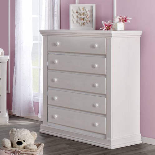 Modena 5-Drawer Chest Chests Pali Vintage White