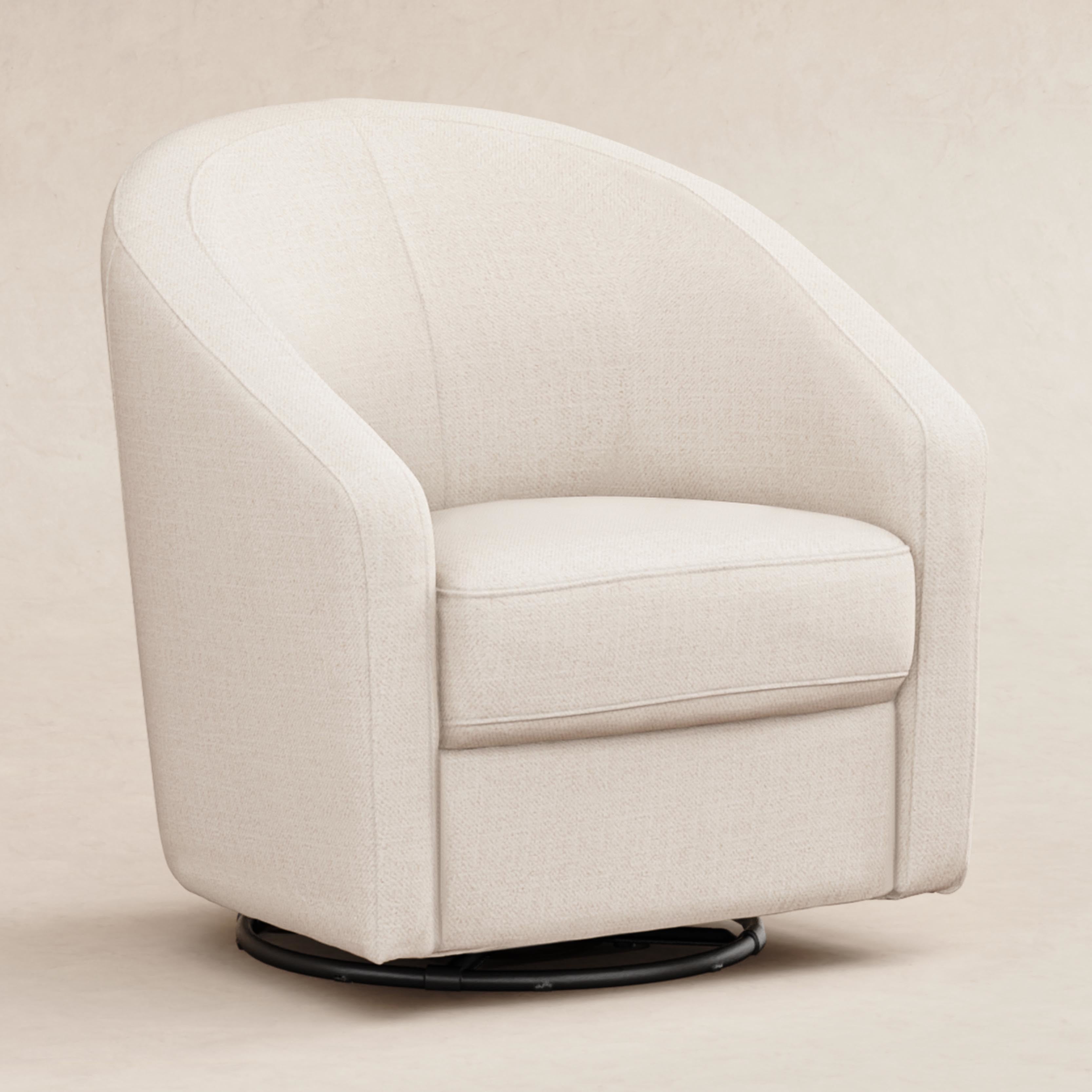 Madison Swivel Glider Gliders & Rockers Babyletto Performance Natural Eco-Twill