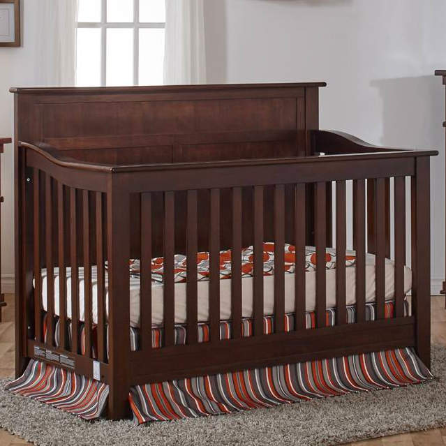 Napoli Flat-Top Forever Crib Convertible Cribs Pali Mocachinno