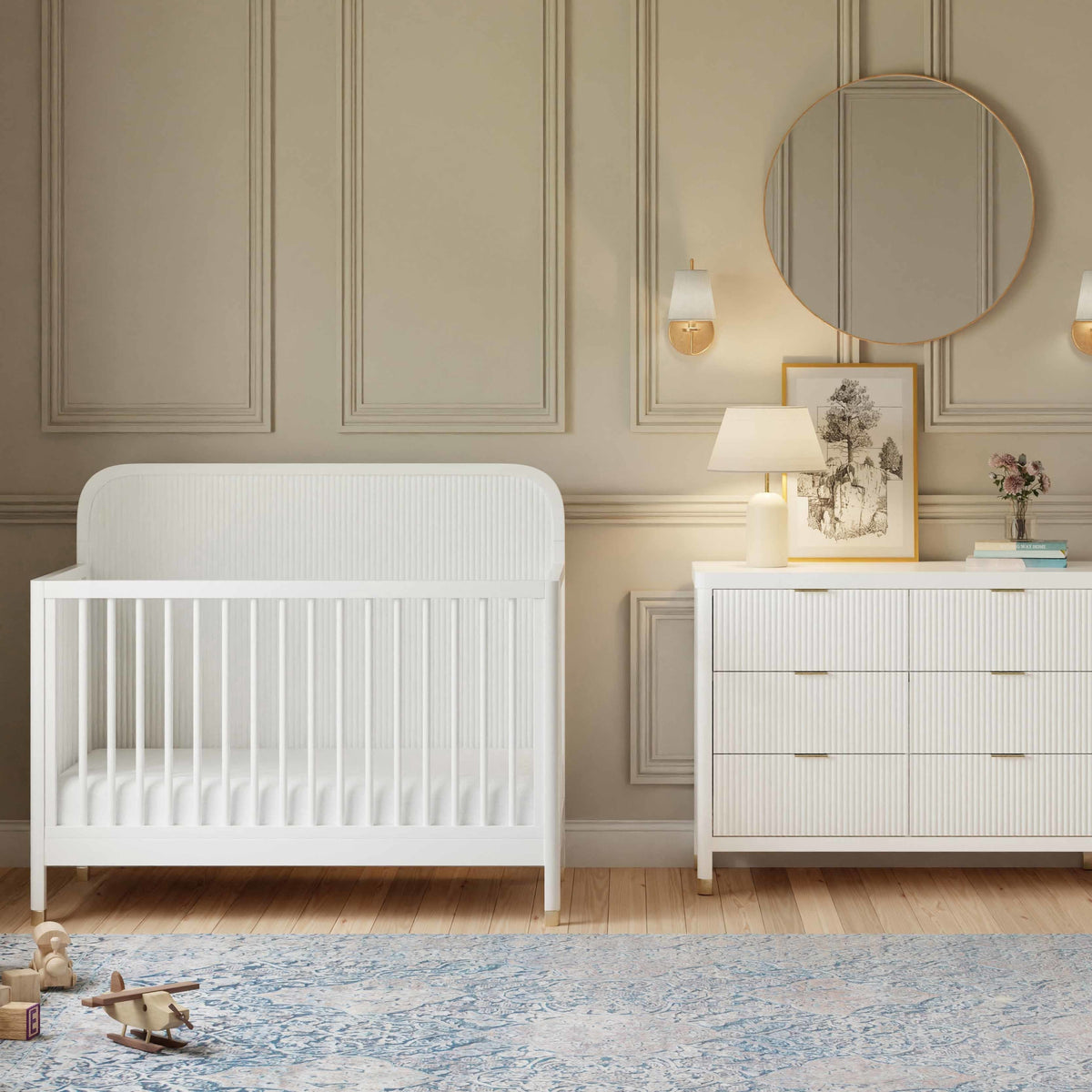 Brimsley Tambour 4-in-1 Convertible Crib Cribs Namesake