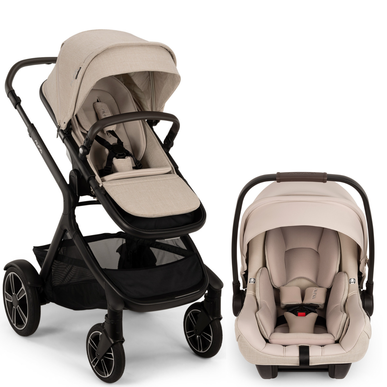 nuna newborn stroller Nuna DEMI Next + Rider Board Stroller