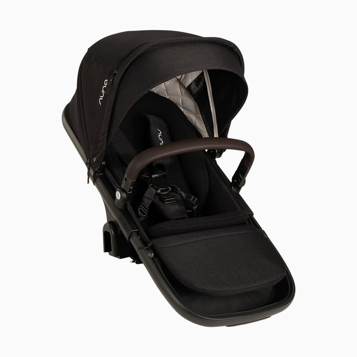 Demi Next Sibling Seat Tandem Seats Nuna Caviar w/ Chocolate