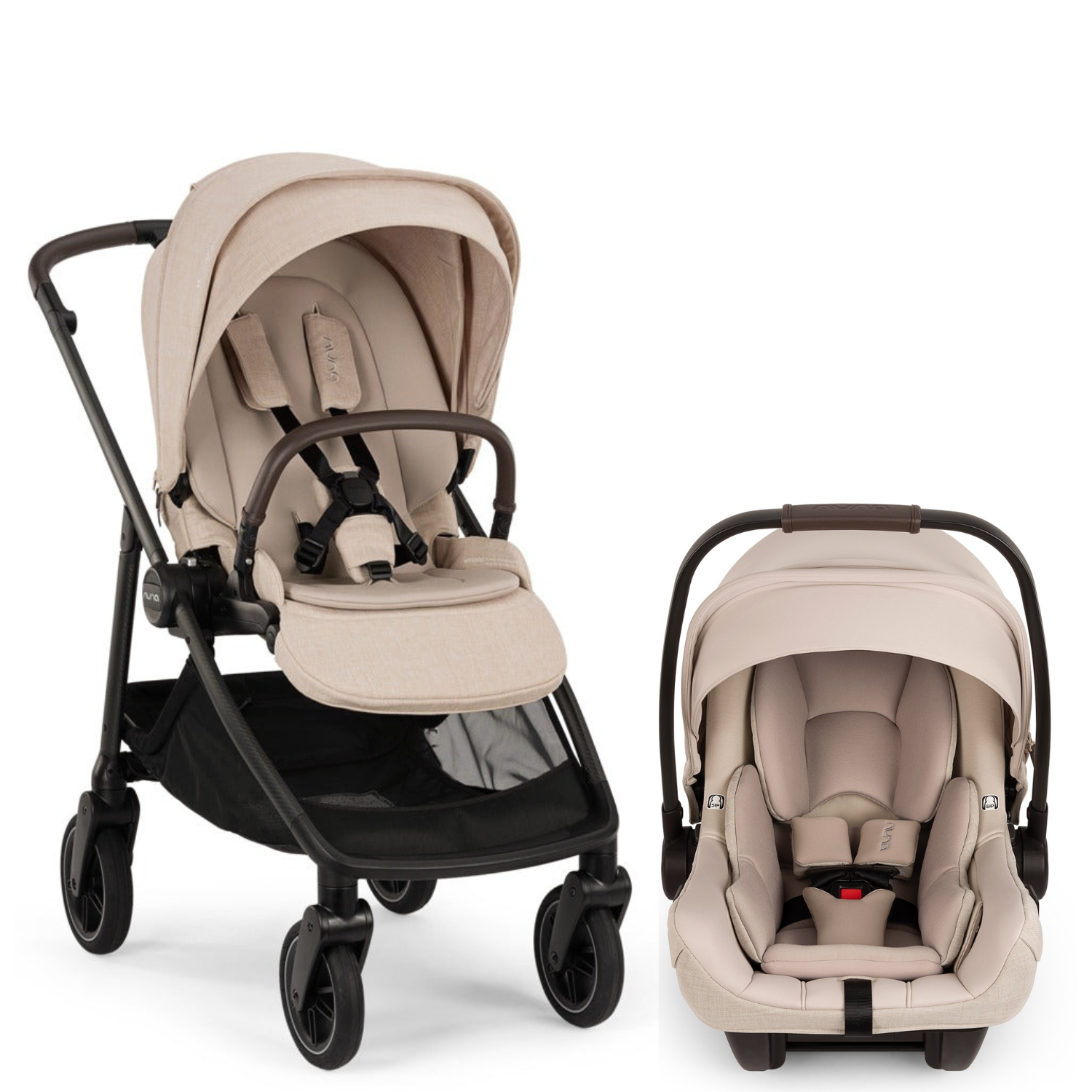 Nuna SWIV Stroller + PIPA AIRE RX - Biscotti – Destination Baby & Kids