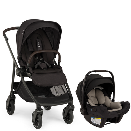 SWIV Stroller + PIPA AIRE Strollers - Travel Systems Nuna Caviar / Chocolate