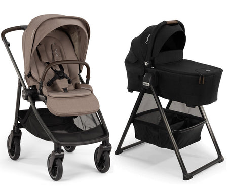 bassinet jogging stroller Nuna SWIV Stroller + Bassinet