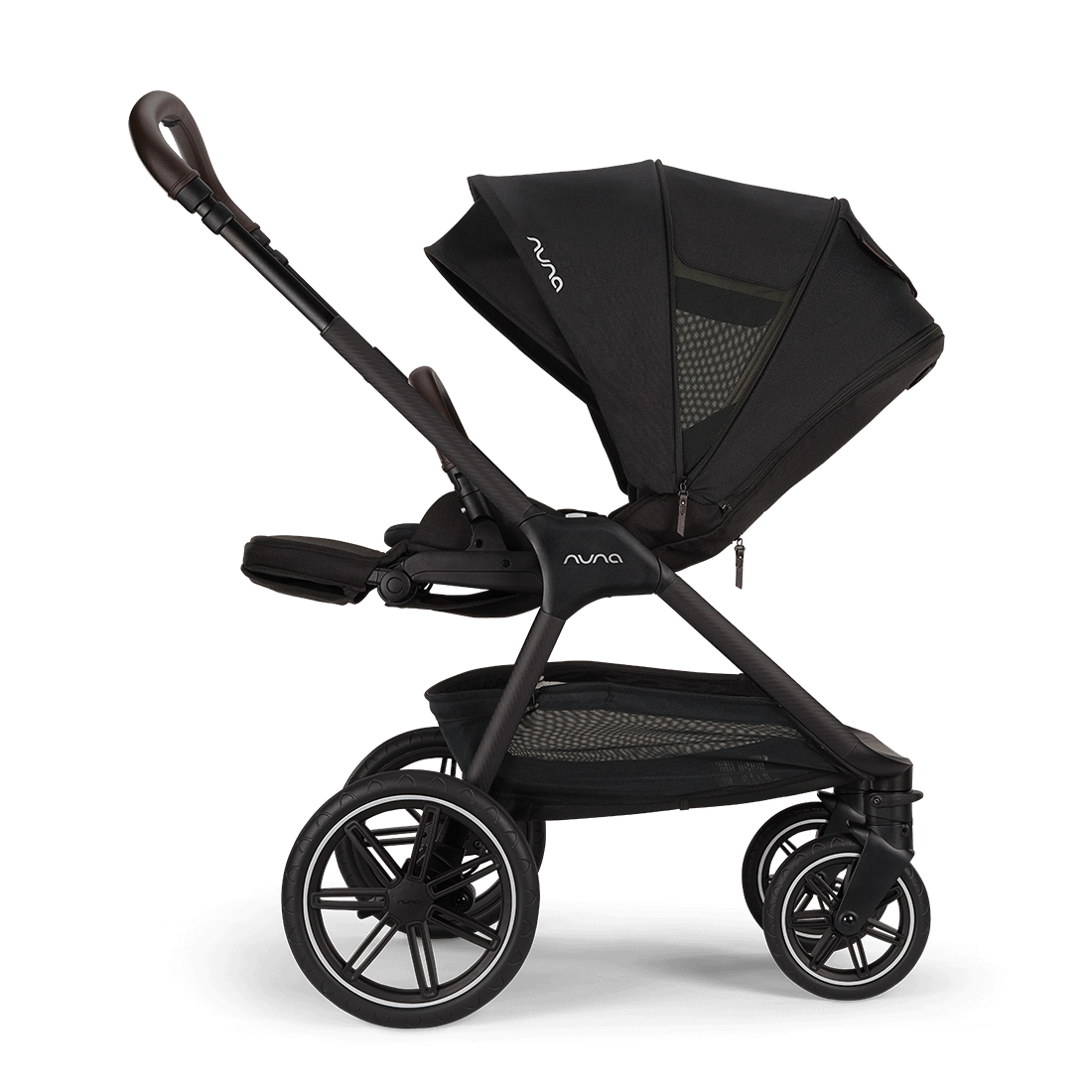 TRIV LX + PIPA urbn Travel System + Bassinet w/ Stand in Caviar Strollers - Travel Systems Nuna