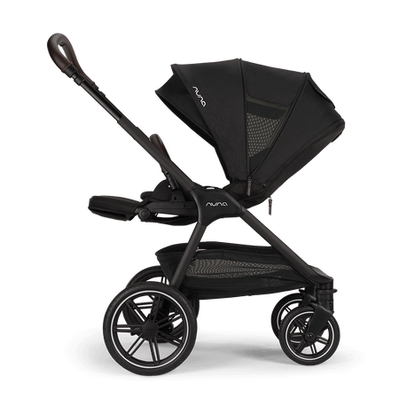 TRIV LX + PIPA urbn Travel System + Bassinet w/ Stand in Caviar Strollers - Travel Systems Nuna