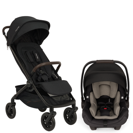 TRVL 360 Travel System with PIPA AIRE Infant Car Seat Strollers - Travel Systems Nuna Caviar