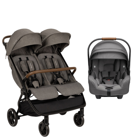 TRVL dubl + PIPA RX Travel System Strollers - Travel Systems Nuna Granite