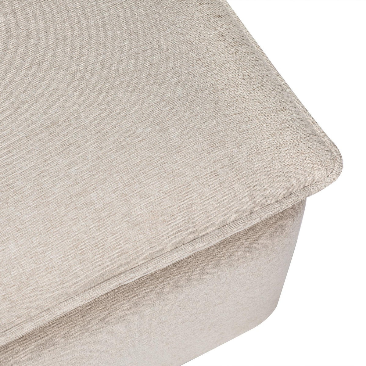 Cali Storage Ottoman in Eco-Performance Fabric | Water Repellent & Stain Resistant Ottomans Babyletto