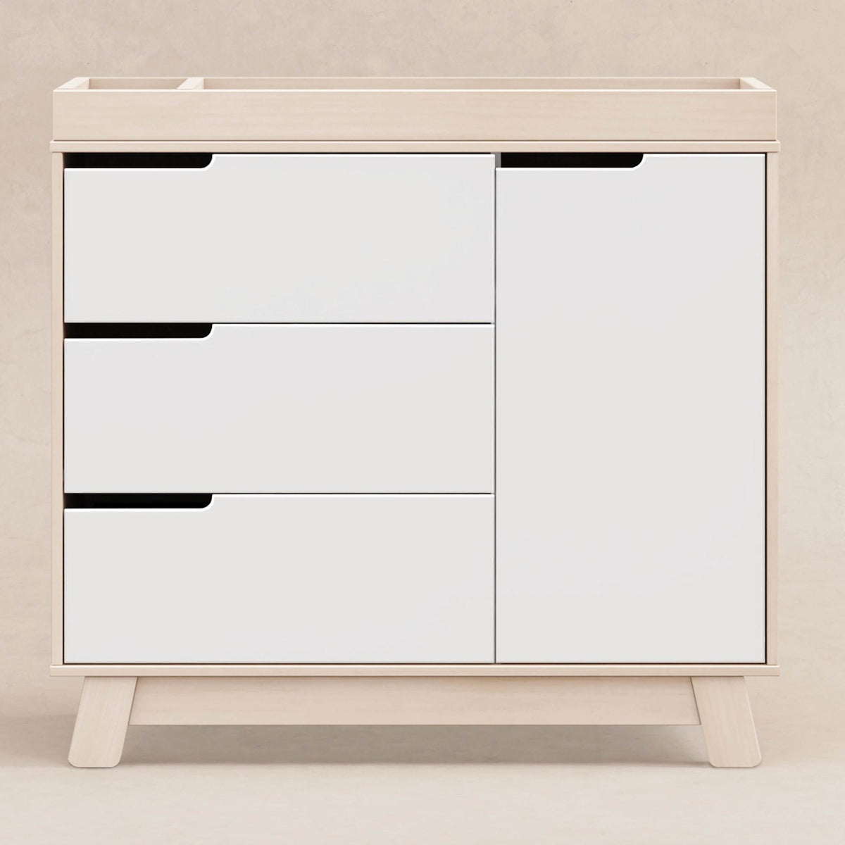 babyletto hudson dresser 3-Drawer Changer with Removable Tray & Reviews walnut wood veneer Babyletto - Hudson 3-Drawer Changer