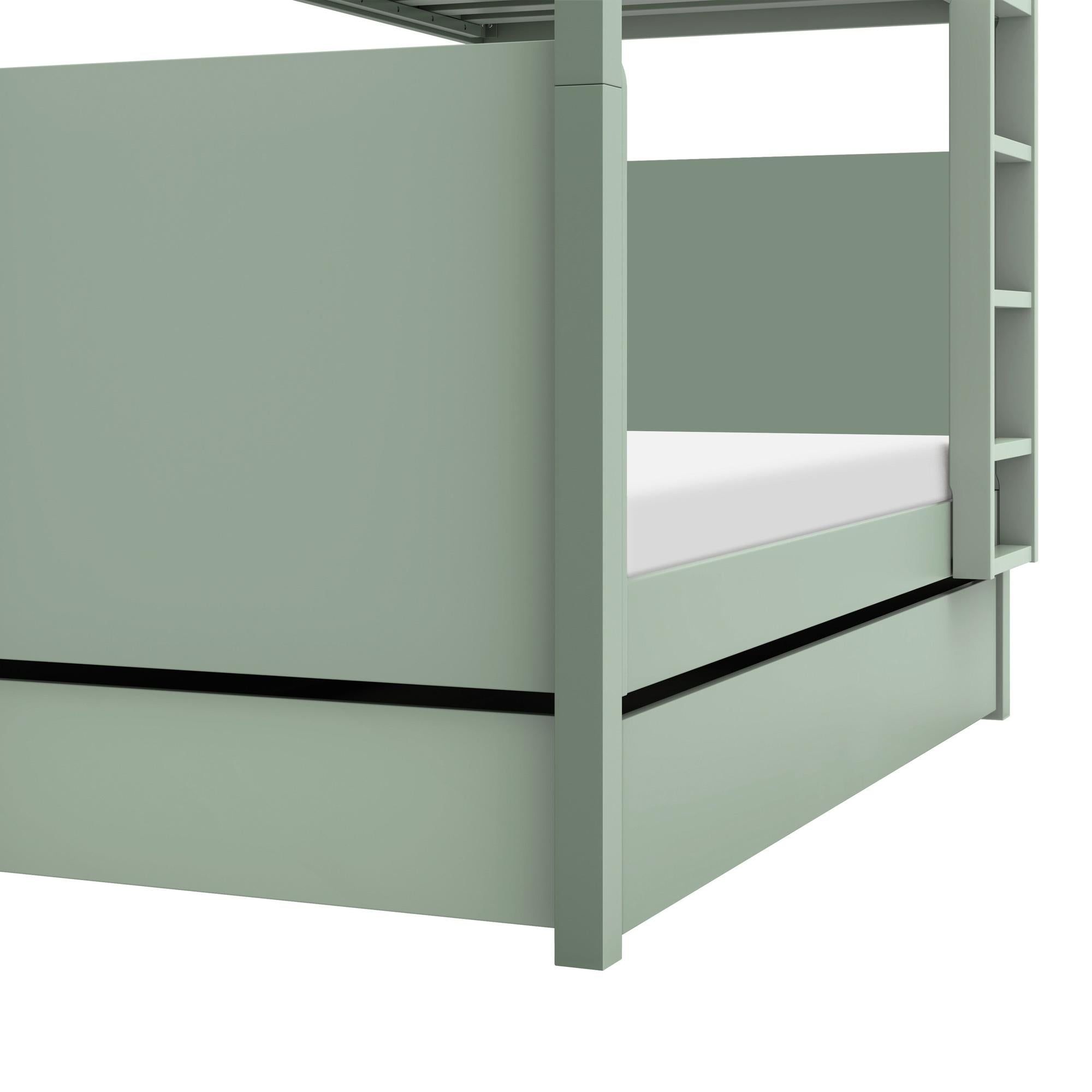TipToe Twin Storage Trundle Bed Beds - Bunk Babyletto