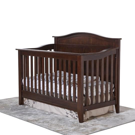 Napoli Curved-Top Forever Crib Convertible Cribs Pali Mocachinno