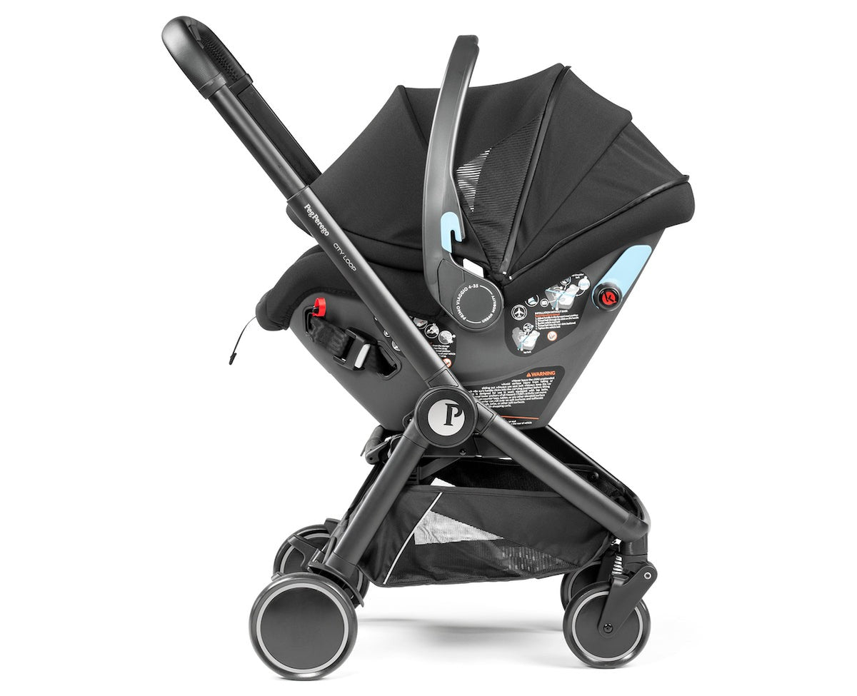 peg perego caterpeg PEG Perego City Loop Chassis + Urban Mobility Infant Car Seat Combo