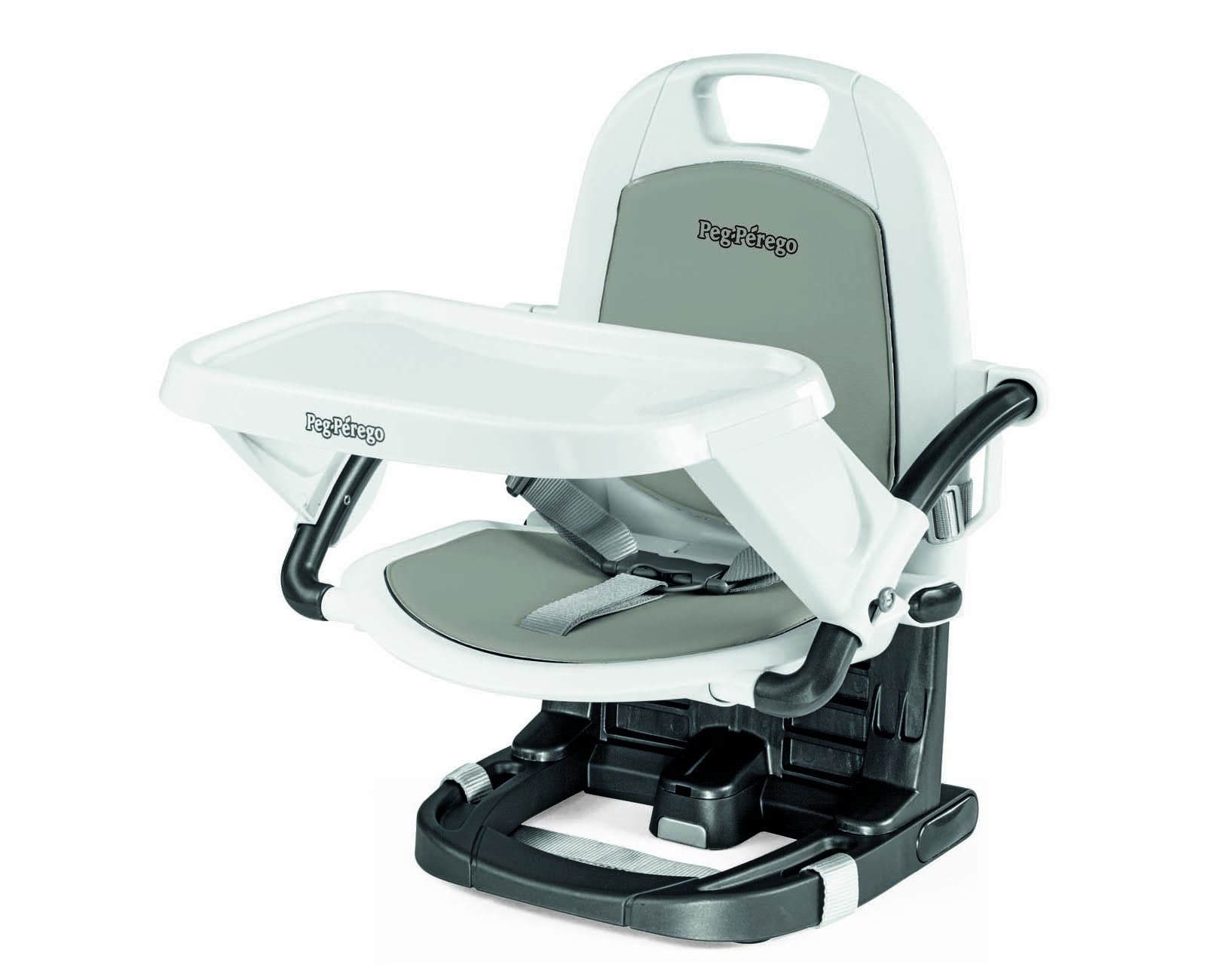 peg perego high chair grey Peg Perego Rialto Booster Seat
