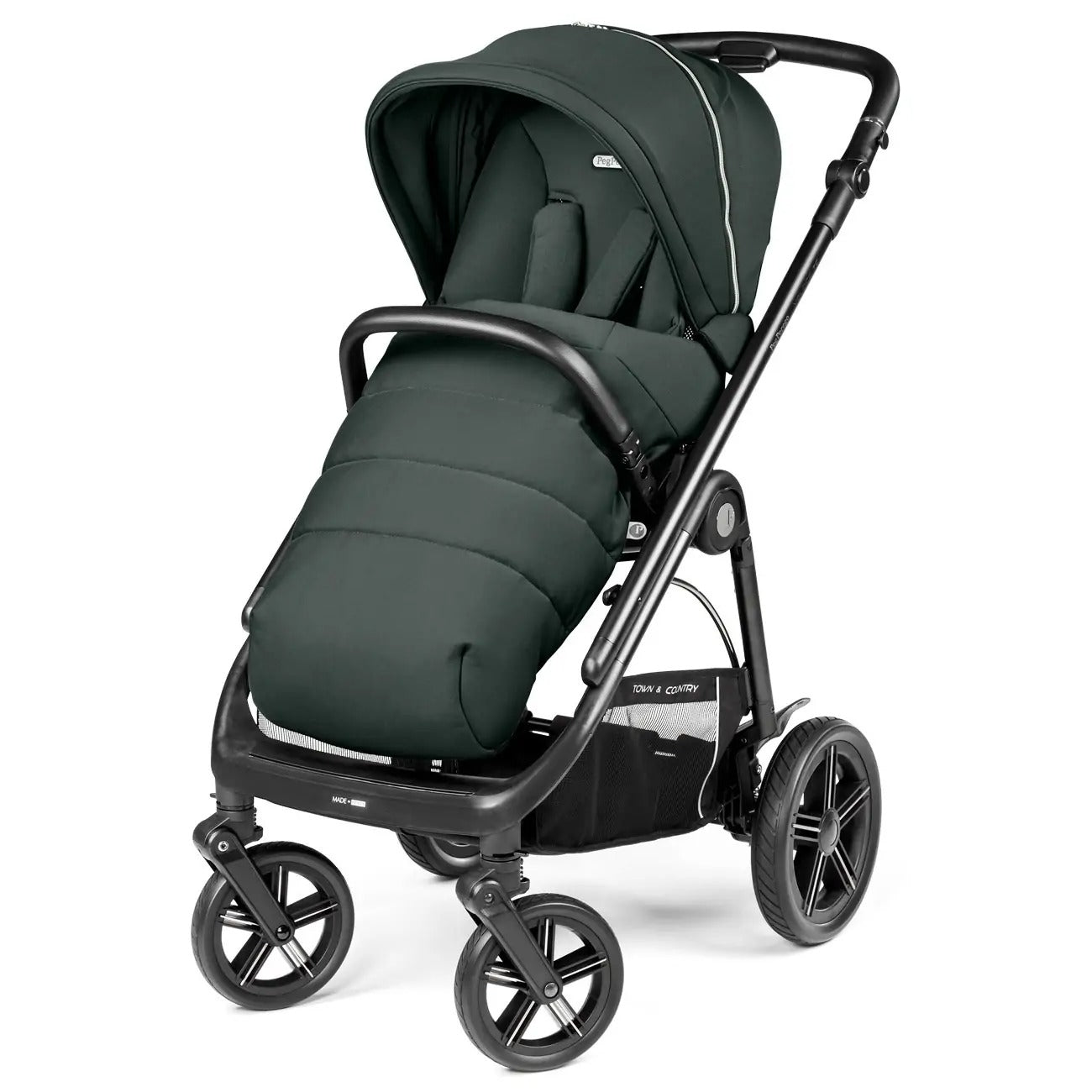 Peg Perego Veloce TC Stroller + Culla Flex Bassinet w/ Stand