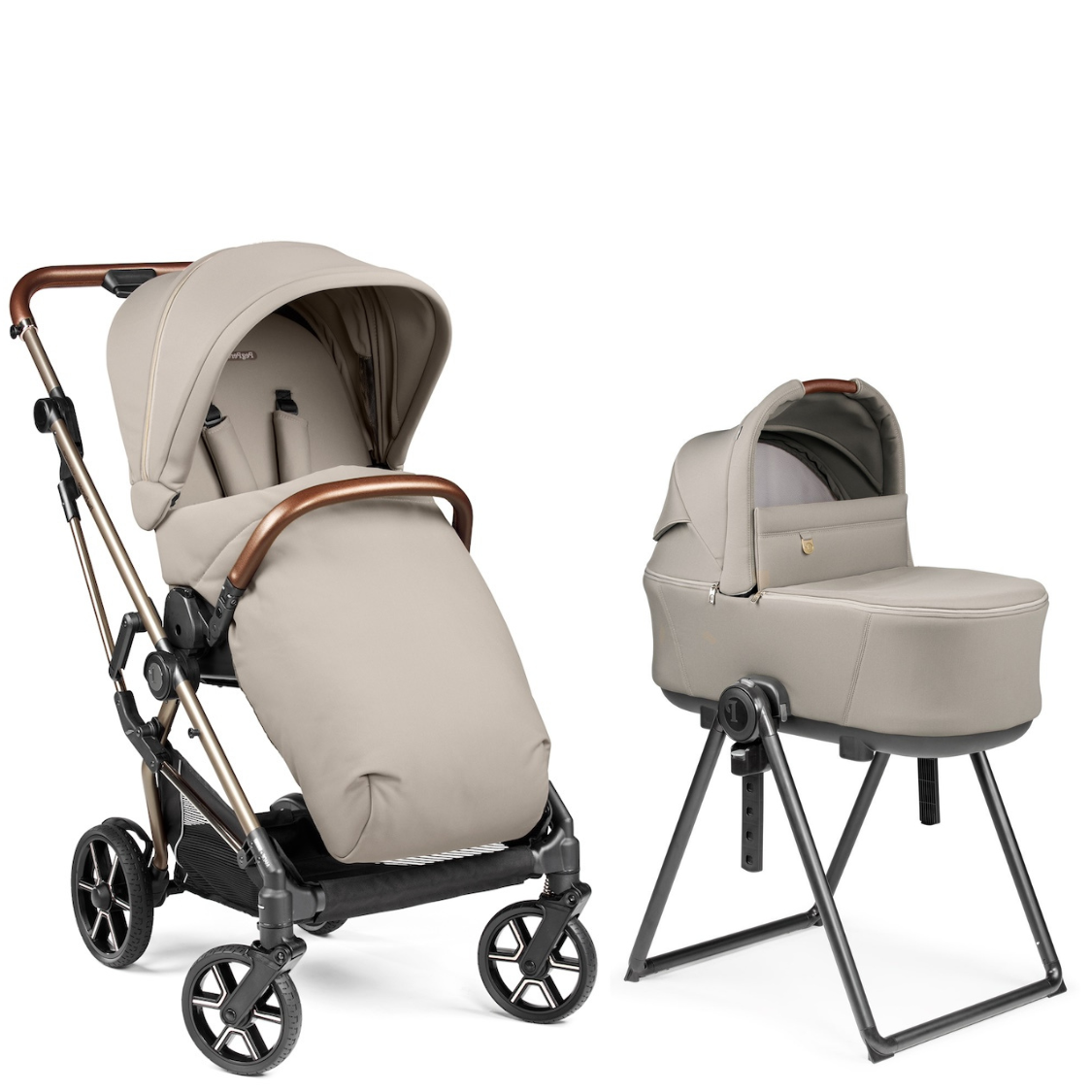 peg perego culla Vivace Stroller + Culla Flex Bassinet with Stand